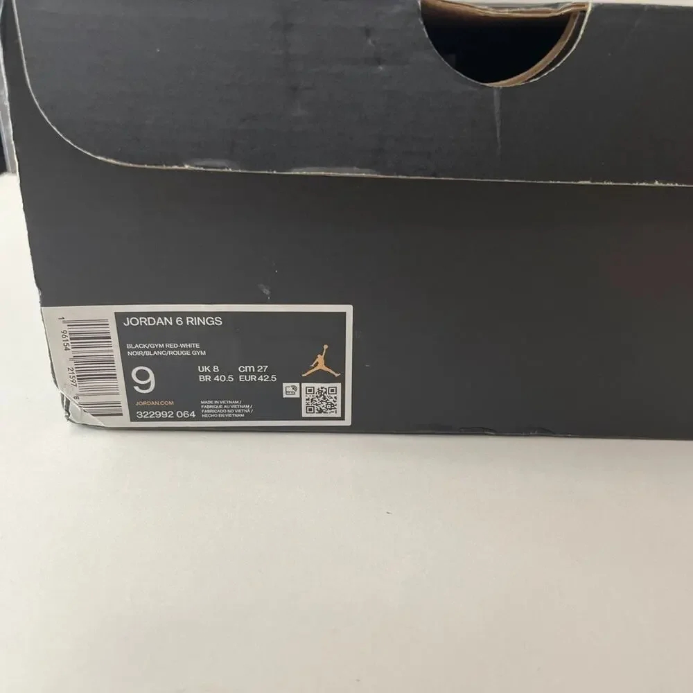 Air Jordan 6 Rings 322992-064 Size 9 Men’s Shoes0 - Picture 2 of 11